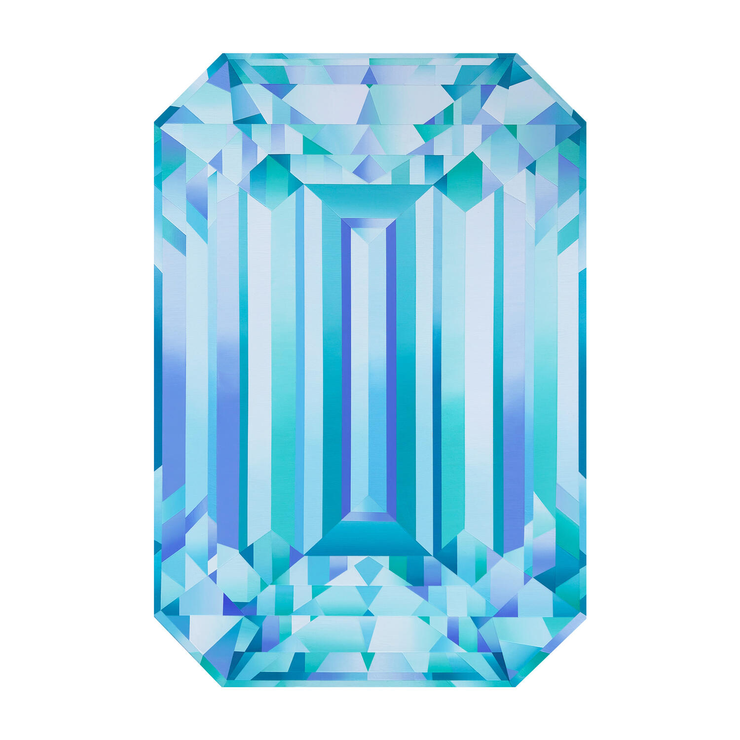 Frozen Echoes – 24" x 36" – acrylic on panel